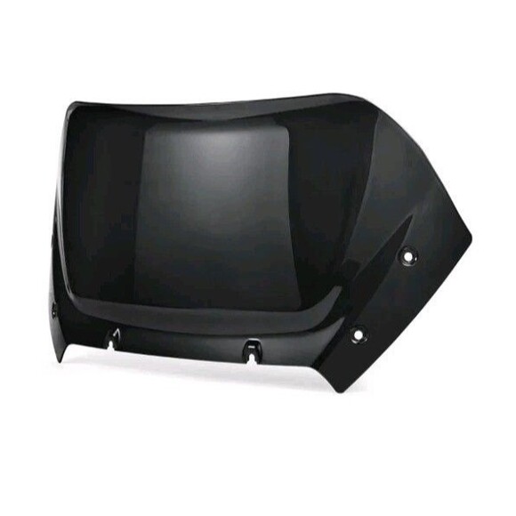 11.5" Wave Windshield Windscreen Wind Splitter Compatible for Harley CVO Black - Picture 7 of 11